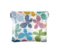 Gioielli impermeabili in pelle PU con piccole monetine, silhouette di farfalle colorate, per ragazze e donne, Silhouettes Farfalle Colorate, 1 Size, Accessorio da viaggio