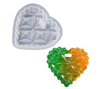 Gioielli in ghisa modello ciondolo in silicone epossidico in ghisa portachiavi utensili fai da te portachiavi stampo in silicone con fori per resina epossidica