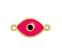 Gioielli in rame fatti a mano che fanno il ciondolo con gli occhi del male disegni e zirconi collana portachiavi accessori Evil Eyes ciondolo forma, Misura unica, come descritto, come descritto