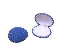 Gioielli in stoffa Anelli Orecchini Vetrine Collana Storage Holder Viaggio Pacchetto Portatile Box Shell Orecchini Collana Vetrine