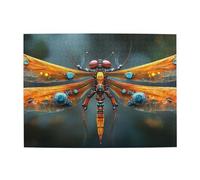 Gioielli Libellula Puzzle Di Legno 500 Pezzi Jigsaw Puzzle Per Adulti Sfidante Puzzle Per Il Gioco Dimensioni 38 "X20.4"