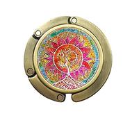 Gioielli Mandala om albero della vita Cabochon vetro per le donne borsa gancio e borsa gancio regalo di Natale PU198
