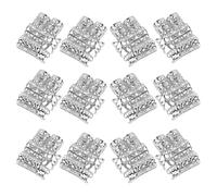 Gioielli Metallo Argento in 120 Pezzi Chioma per Trecce | Decorazione per Treccine e Dreadlocks, Stile Trendy e Comodo, Adatto a Uso Quotidiano e Scena