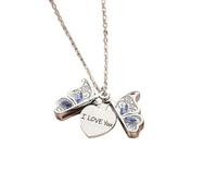 Gioielli Nuovo 2025 Arrivo Squisito Moda Collana Farfalla Per Le Donne Ti Amo Collana Può Aprire Pendente Gioielli Da Donna Accessori Collare Es Con Per Voi Accessori Regalo Creativo Alla Moda