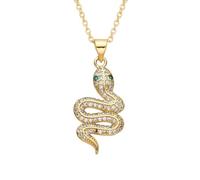 Gioielli Nuovo 2025 Colore Vintage a Ferro di Cavallo Snake all-Seeing Eye Providence Charms Collana per Donne Girocollo Ciondolo con i Tuoi Accessori Crea Creativa alla Moda