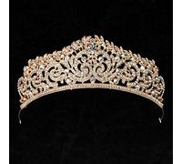 Gioielli per capelli Tiara corona per donne Accessori per capelli per matrimoni Rinestone corone da sposa corona