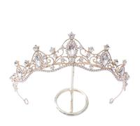 Gioielli per capelli Tiara corona per donne Crystal Crystal Bridal Accessori per capelli a corona per capelli Tiara Womine Rhinestone Diadem Presidi Belietti per capelli