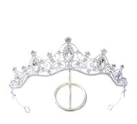 Gioielli per capelli Tiara corona per donne Crystal Crystal Bridal Accessori per capelli a corona per capelli Tiara Womine Rhinestone Diadem Presidi Belietti per capelli