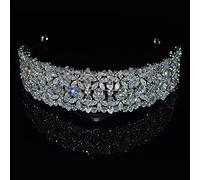 Gioielli per capelli Tiara corona per donne Design Tiara da sposa e corone Naperone Rinestone grande concorso Crown Crown Women Wedding Heads Belietta per capelli 3mutil 3mutil