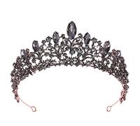 Gioielli per capelli Tiara corona per donne tiade corona di fiori nera rosso gioielli per donne per donne accessori per capelli femminili gotici ornamenti principessa head gioiellifd-22mutil