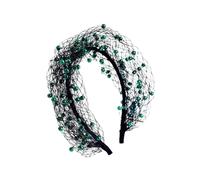 Gioielli per capelli Velo Fasce per capelli Abito da festa di nozze Elegante fascia per capelli Mesh Copertura per il viso Accessori per capelli Scava fuori Fascia per il viso