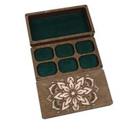 Gioielli Per La Scheda Di Progettazione Perle - Box Di Stoccaggio In Legno | Display A Griglia Per Perline Di Alimentazione 'organizzatore | Stoŕage Con Coperchio Per Anelli, Bracciali, Pietre