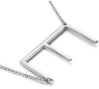 Gioielli per l'anniversario di matrimonio di San Valentino Moda Donna 26 Collana a catena con ciondolo a lettera inglese Gioielli per feste Regalo, regalo per donna Collana per bambini per bambini - A