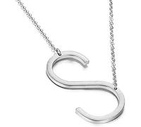 Gioielli per l'anniversario di Matrimonio di San Valentino Moda Donna 26 Collana con Ciondolo a Forma di Lettera Inglese Gioielli per Feste Regalo, Regalo per Le Donne Collana per Bambini per Bambini