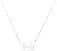 Gioielli per l'anniversario di matrimonio di San Valentino Moda Le donne amano la collana con ciondolo a forma di cuore Gioielli Regalo per le feste, Regalo per le donne Utile e pratico.