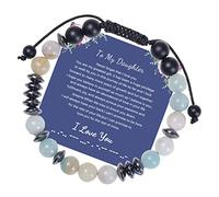 Gioielli per le donne braccialetto per signora figlia sorella nipote anniversario biglietto regalo di compleanno lei un braccialetto souvenir un amico braccialetti regolabili donna, Misura unica