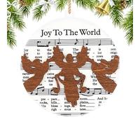 Gioielli per presepe di Natale | Decorazione per la casa religiosa in legno | Decorazione natalizia di Gesù | Per albero di Natale festa Capodanno compleanno matrimonio vigilia di Natale bambini