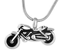 Gioielli per Ragazze Piccoli Maschi da Uomo ceretta per Motociclisti collane di urna, marcatori di urne funebri per Cenere del Ciondolo, Cose: Cose