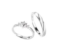 Gioielli personalizzati da donna, anello in argento 925, da donna, grande, in argento Sterling, con nastro di Möbius regolabile, alla moda, per coppia, unisex, sorella nuovo anno, Réglable, Argento
