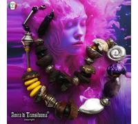 Gioielli Piete Grosse Antiche Minimalista Design Naturale Collana Legno Metallo