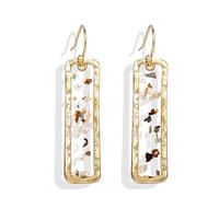 Gioielli Regali Donne Epoxy Paillettes Geometria Ciondolo OrecchiniUtile e attraente.