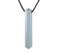 Gioielli sensoriali masticabili - Collana con ciondolo da masticare flessibile, catena di dentizione di gemme non tossiche | Giocattolo da masticazione in silicone lenitivo con ADHD, terapia aiuta la