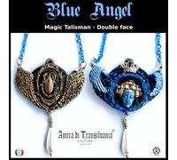 gioielli talismano pendaglio amuleto art deco corona scarabeo ali angelo custode