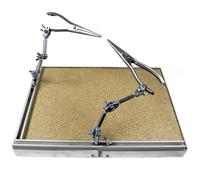 Gioielliere Brasatura Modellante Saldatura Tavolo Con 2 X Terza Mani (34x25cm)