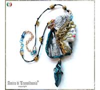 Gioiello Aquila Reale Amuleto Talismano Magico Pendente Ciondolo Castello Gotico