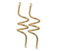 Gioiello BREIL TJ2724 collezione NEW SNAKE, ORECCHINI da DONNA in ACCIAIO COLORATO colore ARGENTO, ORO misura 20 con SENZA PIETRE