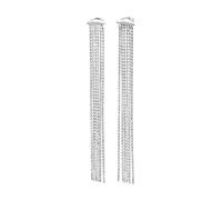 Gioiello BREIL TJ3806 collezione ROLL UP, ORECCHINI da DONNA in ACCIAIO colore ARGENTO misura 10 con SENZA PIETRE
