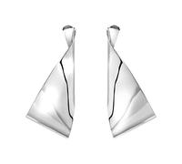 Gioiello BREIL TJ3915 collezione RETWIST, ORECCHINI da DONNA in ACCIAIO colore ARGENTO misura 5,9 con SENZA PIETRE