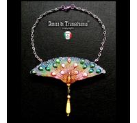 Gioiello da Donna Collana Girocollo Collier Art Deco Strass Perle Coda di Pavone