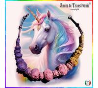 Gioiello da Donna Collana Girocollo Perle Pietre Grosse Futuristica Minimalista