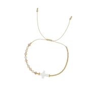 Gioiello da polso con perline di cristallo multicolore fatto a mano per uso quotidiano casual vintage ispirato gioielli da polso con perline, Misura unica, come descritto