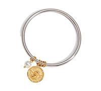 Gioiello da polso ispirato a monete contemporanee, leggero, comodo da indossare, elegante accessorio da polso per il giorno e la notte, stile casual ed elegante catena a mano, Misura unica, come