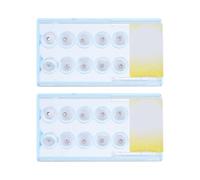 Gioiello Denti Decorativo con Cristalli, 20 Pezzi, Acrilico, per Denti | Apparecchi e Denti, Servizio in Salone e Foto, con Scatola Plastica, Riflessi Brillanti Colore Casuale