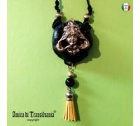 gioiello etnico uomo donna ciondolo amuleto pendaglio talismano sciamano tribale