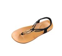 Gioiello Infradito Donna Estive Offerta Bassi, Bohemia Sandali Donna Eleganti Scarpe Da Trekking Sandali Elastici con Cinturino alla Caviglia Ciabatte Antiscivolo Pantofole Punta Aperte Sandaletti