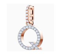 GIOIELLO ORIGINALE SWAROVSKI iniziale con catenina in argento diamantata