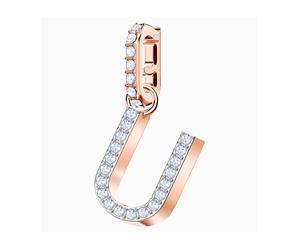 GIOIELLO ORIGINALE SWAROVSKI iniziale con catenina in argento diamantata
