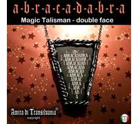 gioiello pendaglio collana da donna uomo amuleto magico ebraico abracadabra raro