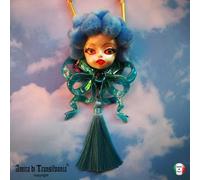 Gioiello Pendaglio Donna Collana Lusso Testa Bambola Fata Turchina Bigiotteria