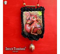 gioiello pendaglio talismano amuleto collana bigiotteria uomo donna amon demone