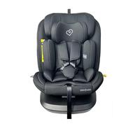 GioJoy Seggiolino Auto Girevole 360°, ISOFIX e Top Tether, per Bambini 40-150 cm, Nero