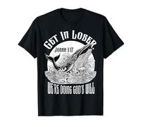 Giona Balena Cristiano Entrare Perdente Volontà di Dio Maglietta