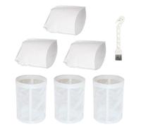 GIONAR 6 filtri e pre-filtro di ricambio per aspirapolvere Makita CL100, CL106, CL180, DCL180, 443060-3, 451208-3, filtro in tessuto per aspirapolvere Makita