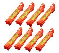 GIONAR 8 mini livella a bolla, livella a bolla, livella a bolla per spago, cordone massone, misure orizzontali e verticali contemporaneamente, perfette per muratura e impianto idraulico