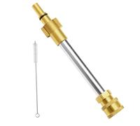GIONAR Adattatore per idropulitrice Bosch AQT, adattatore per pistola ad acqua a connessione rapida, adattatore per lancia schiuma neve, materiale ottone, accessori per idropulitrice (con 1 spazzola)
