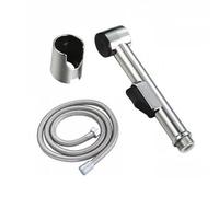 GIONAR Doccetta con tubo doccia 150 cm e 1/2 distributore di acqua, bidet in acciaio inox, doccetta anti ruggine, bidet per lavandino con supporto a parete, per doccia, bagno igienico